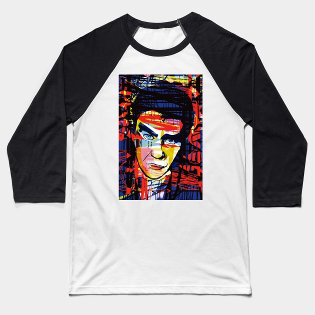 Raymond Carver Baseball T-Shirt by Exile Kings 